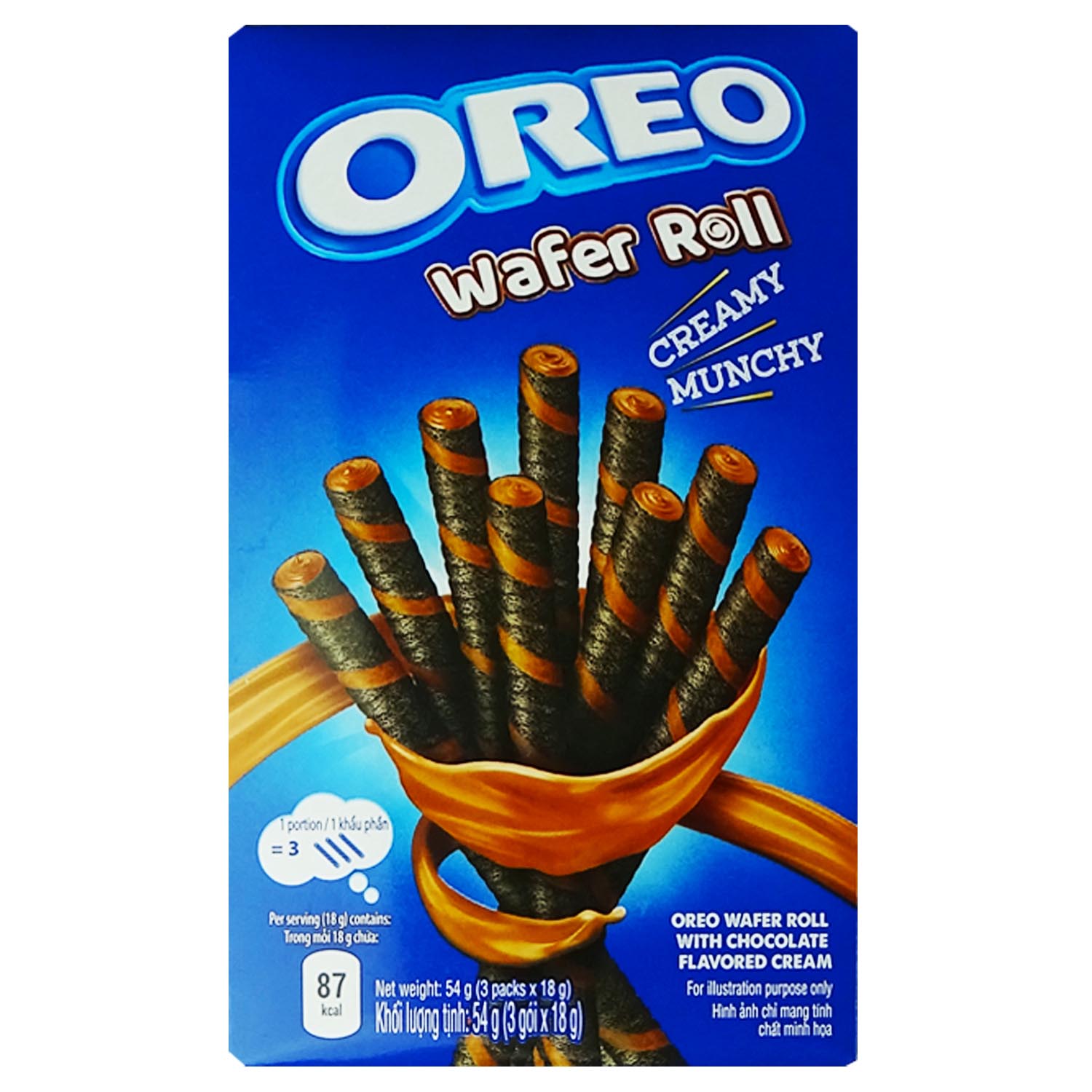 Oreo Wafer Roll Chocolat